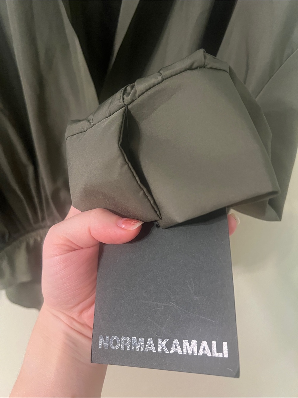 Norma Kamali Oversized Boyfriend Bodysuit - Picture 4 of 7